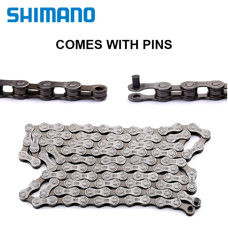 Shimano Mountain Bike Chain HG40 112 Links 6 7 8 Speed Bicycle Current 112L SHIMANO TOURNEY TY HYPERGLIDE MTB Chain