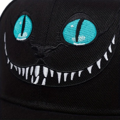 Alice in Wonderland Cat Cartoon Rebound Cap Outdoor Sports Baseball Caps Fashion Wild hat Men's and Women's Universal hats