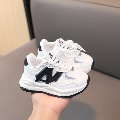 Boys and Girls Soft Sole Casual Sneakers Fashion Trend Running Shoes Basketball Shoes Children Flat Baby Toddler Outdoor Shoes