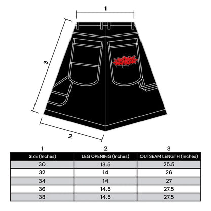 Skateboarding Jeans Denim Shorts 2024 Baggy Harajuku Y2k Wexwear Embroidery Gym Basketball Shorts Men Letter Graphic Streetwear