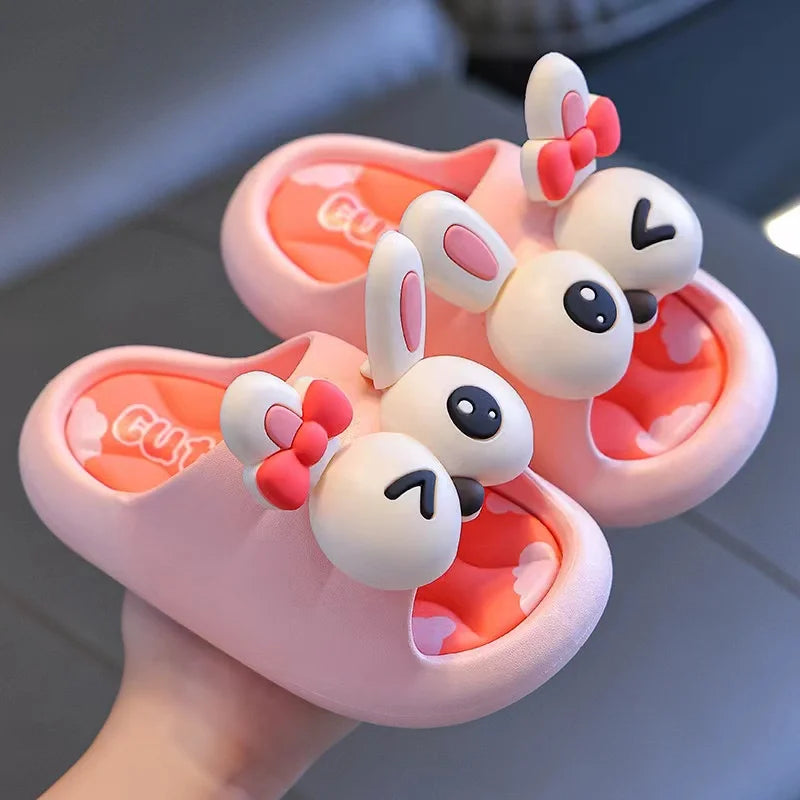 Summer Children's Sandals and Slippers for Boys and Girls Baby Non-Slip Soft Bottom Indoor Bath Parent-Child Children Sandals