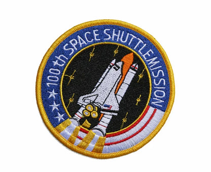 Space Badge Embroidery Hook Loop Patches Astronaut Military Hat Cloth Backpack Armband Stickers Appliques Patches for Clothing