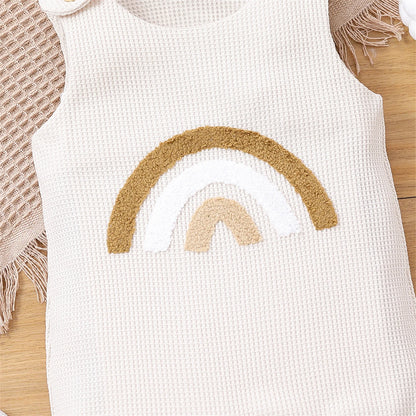 PatPat Baby Clothes New Born Baby Items Boy Girl Jumpsuit Babies Accessories Newborn Rompers Playsuit Rainbow Tank Bodysuit