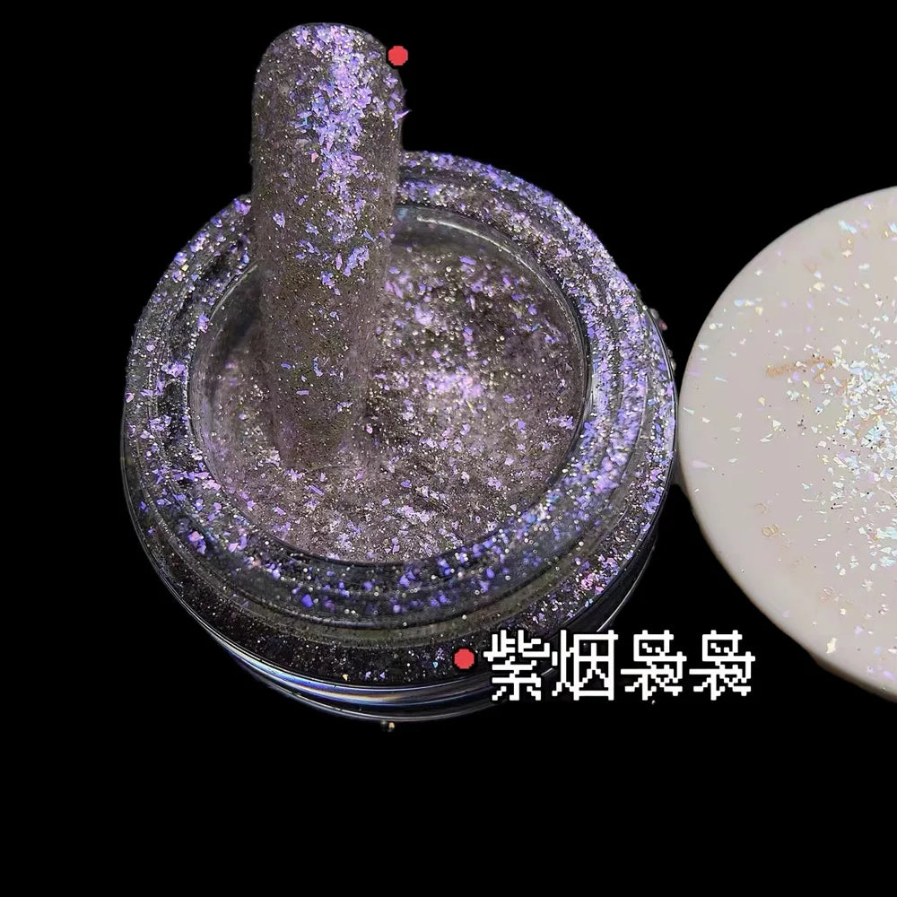 Wholesale Brand New Super Sparkle Flake  Pigment Cosmetic Grade Nail Art Ceramic Coating Ink Plastic Rubber Leather Supplies