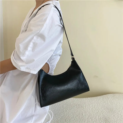 Fashion Exquisite Shopping Bag Retro Casual Women's Totes Shoulder Bags Female Leather Solid Color Chain Handbags for Women 2021