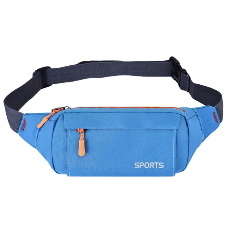 Men's Breast Package Waterproof Outdoor Sports Bag Oxford Pouch Korean-style Waist Bag Fanny Pouch Crossbody Male Banana Bag