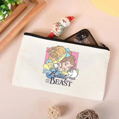 Retro Disney Beauty and the Beast Handbag Disney Belle Princess tote bag Disney Girl Trip Gift Reusable Canvas Shopper Bag