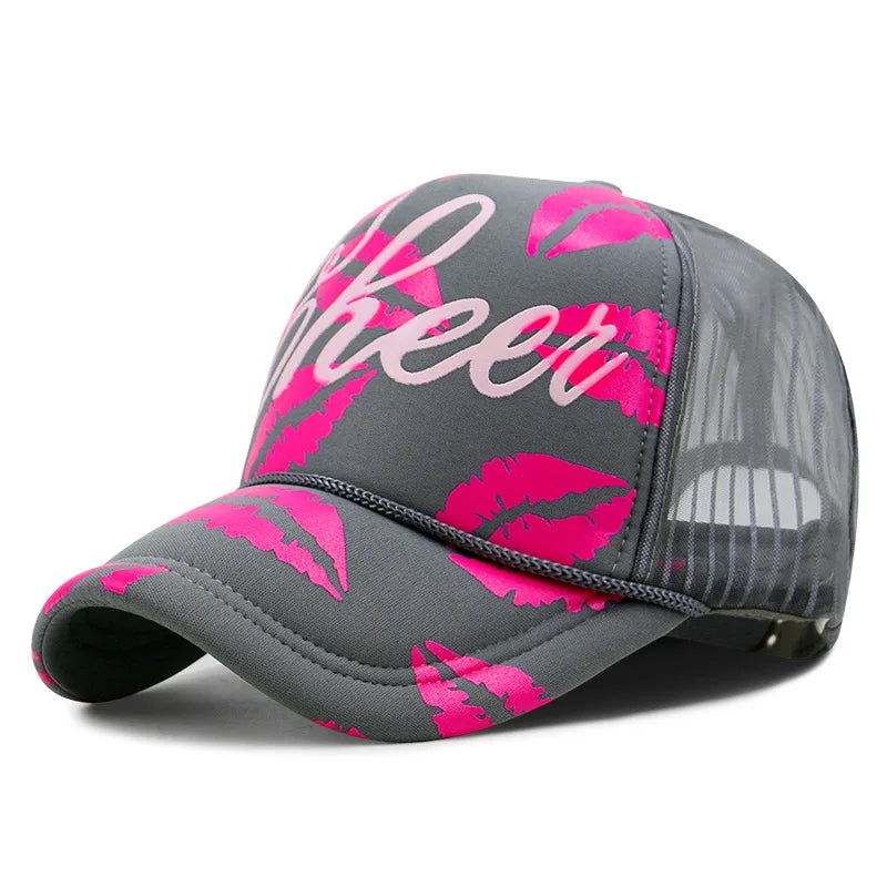 Wholesale Adult Summer Sun Hats Men Cool Hiphop Punk Rock Truck Cap Women Fashion Mesh Baseball Caps