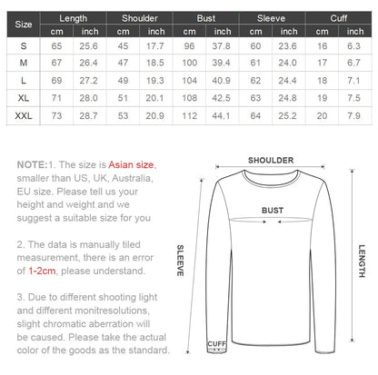 Maden Men's Autumn Top American Casual Heavyweight T-shirt Warm Inner Long Sleeve Sweater Underlay