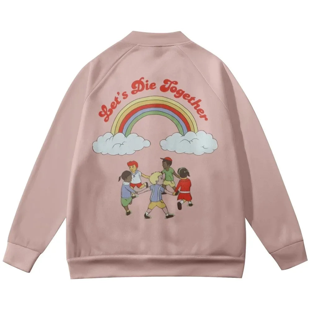 Melanie Martinez Merch Let's Die Together Sweatshirt Unisex Baseball Uniform Jacket Men Women Tracksuit 2022 Funny Clothes