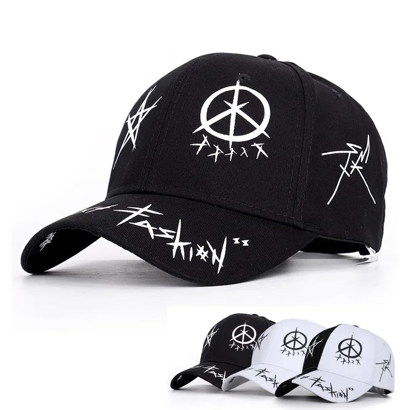 New Summer Baseball Cap Graffiti Sun Caps Hip Hop Visor Spring Hat Adjustable Snap-back Hats For Women High Quality