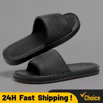 Soft Cloud Slippers for Men Flip Flops Beach Sandals Bathroom Non-Slip Slides Men Women Slippers Indoor House Shoes Male Slipper