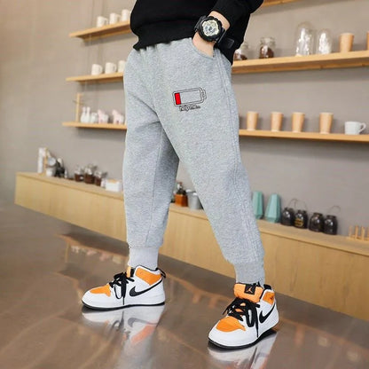 Cartoon Car Children Pants Boys Girls Sweatpants Trousers Cotton Sports Pant 3-14 Years Old Spring Autumn Track Pant For Boys