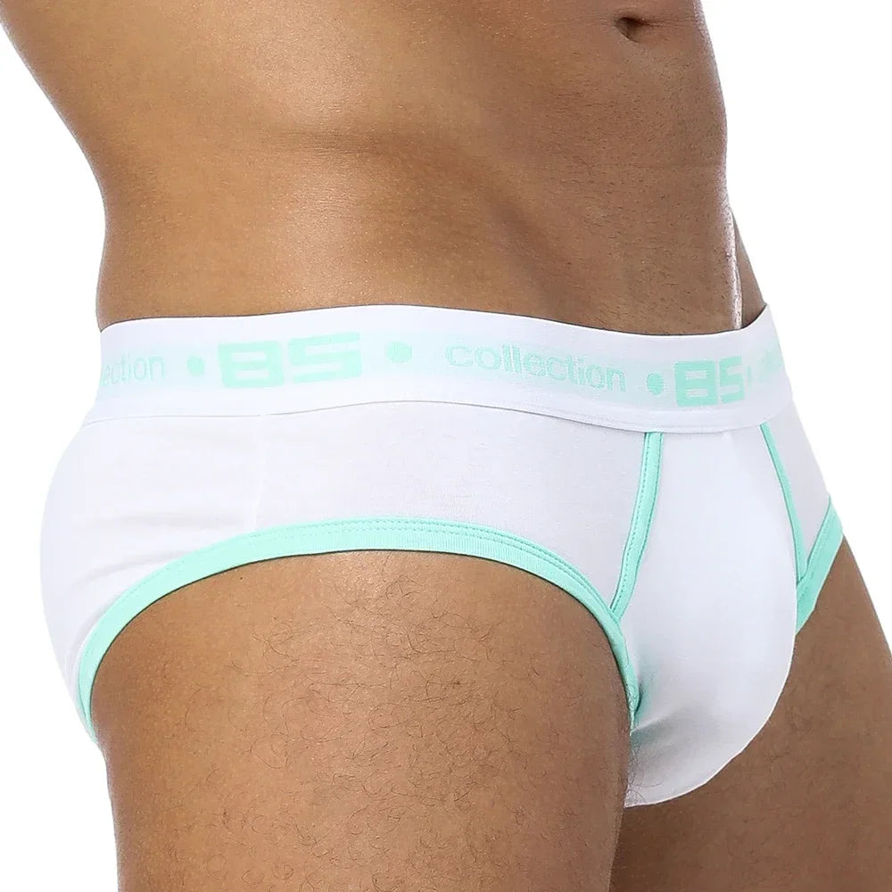 Sexy Men's Underwear Fashion Cotton Briefs Comfortable Male Jockstrap Under Wear Underpants for Men 0850