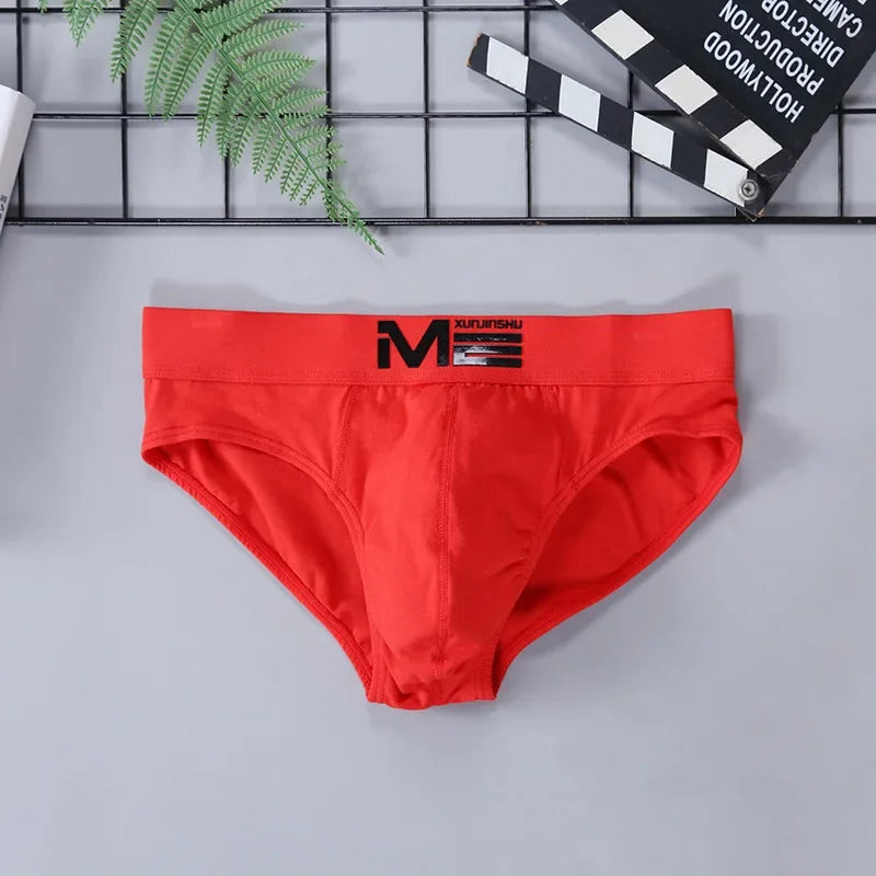 Men's Panties Cotton Briefs Letter Pattern Soft Breathable Cotton Sexy Panties 3D Underpants Underwear Male Clothing