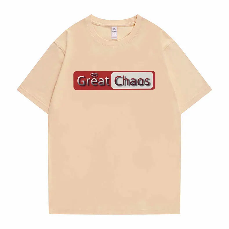 Rapper Ken Carson A Great Chaos Graphic Print T-shirt Playboi Carti T Shirt Men Hip Hop Oversized Tshirt Male 100% Cotton Tees