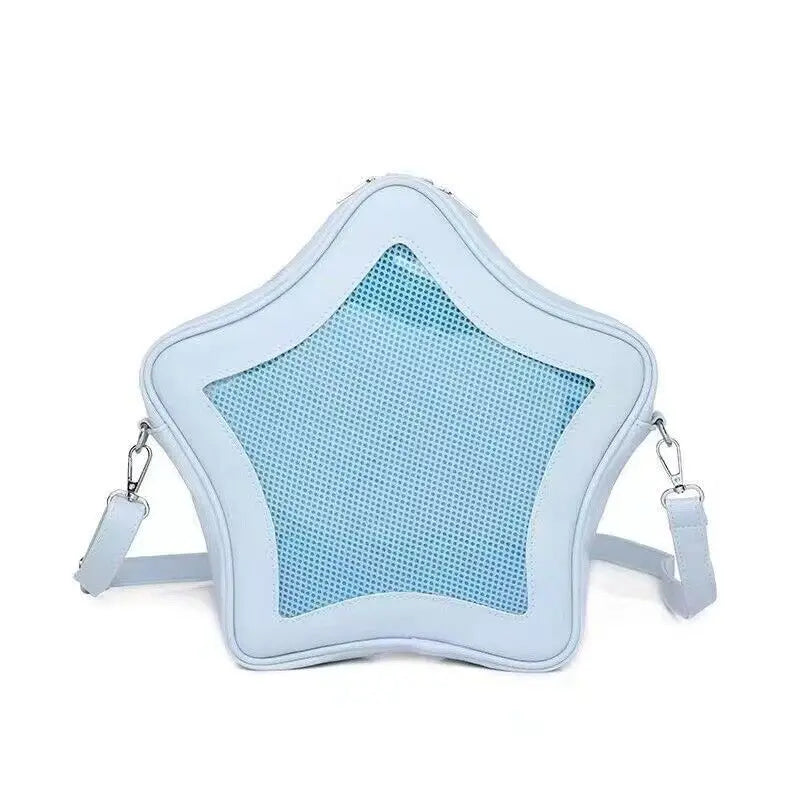 Original Cute Kawaii Ita Bag Anime Five Pointed Star Two-Dimensional Crossbody Bag Street Fashion Women Mini Shoulder Bag