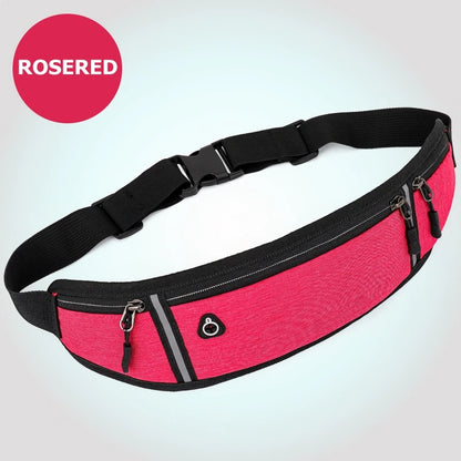 Professional Running Waist Bag Sports Belt Pouch Mobile Phone Case Men Women Hidden Pouch Gym SportsBags Running Belt Waist Pack