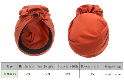 French Vintage Turban Hat Fashion Female Bandana Headband Women's Hair Cover Cap Ladies Head Wraps Muslim Headscarf Bonnet