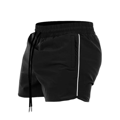 Men's Shorts 2024 Summer New Gym Jogging Exercise Shorts Men Sports Fitness Quick-drying  Beach Multiple Pockets Running Shorts