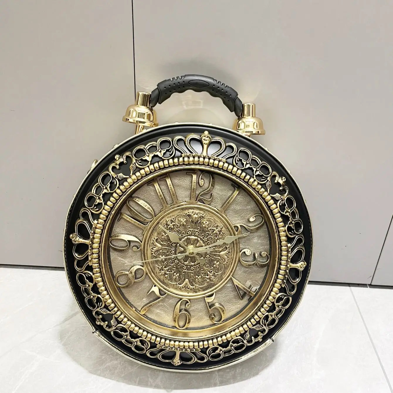 Luxury Designer Purses and Handbags Shoulder Bags funny clock-shaped bag funny Women's round bag pu leather Woman's bag