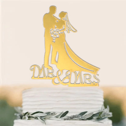 Wedding & Engagement  Birthday Cake Topper ,   Bride & Groom  Boy & Girl   Party  Anniversary