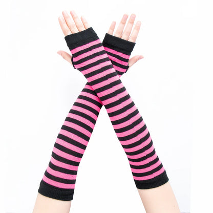 New Fashion Neon Fishnet Fingerless Long Gloves Leg Arm Cuff Party Wear Fancy Dress for Womens Sexy Beautiful Arm Warmer