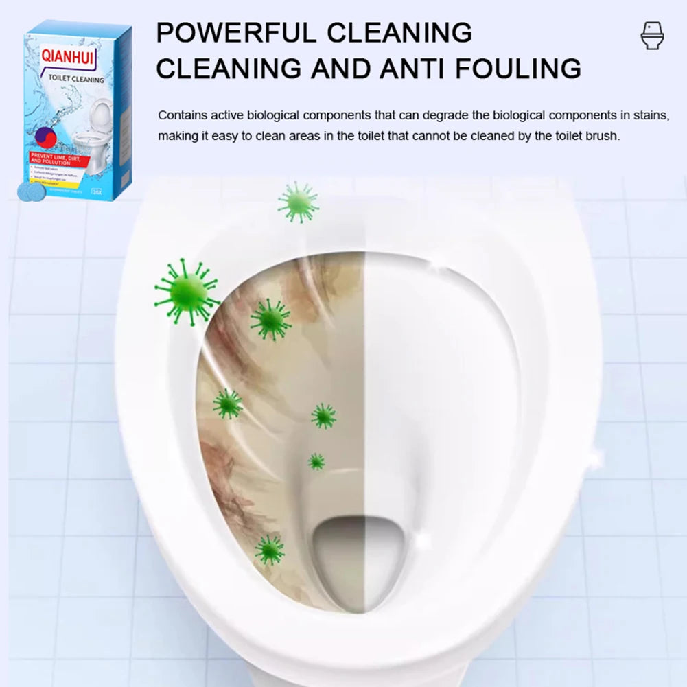 Powerful Toilet Cleaner for Descaling Deodorizing Long Lasting Effect Toilet Deodorizer Tablets for Bathroom