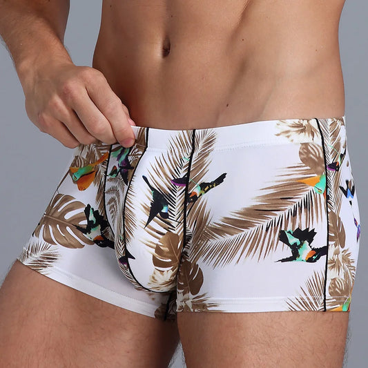 New Men's Underwears Men Boxers Fashion Printed Student Print Boxer Shorts Male Comfortable Panties Hot Underpantes