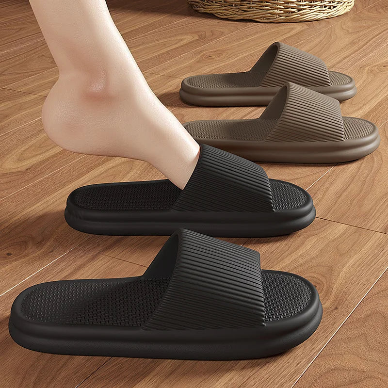 Soft Cloud Slippers for Men Flip Flops Beach Sandals Bathroom Non-Slip Slides Men Women Slippers Indoor House Shoes Male Slipper