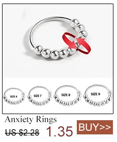 Sunflower Crystal Anti Stress Anxiety Ring Fidget Spinner Rings Adjustable for Women Metal Sakura Rotating Rings Anillos Mujer