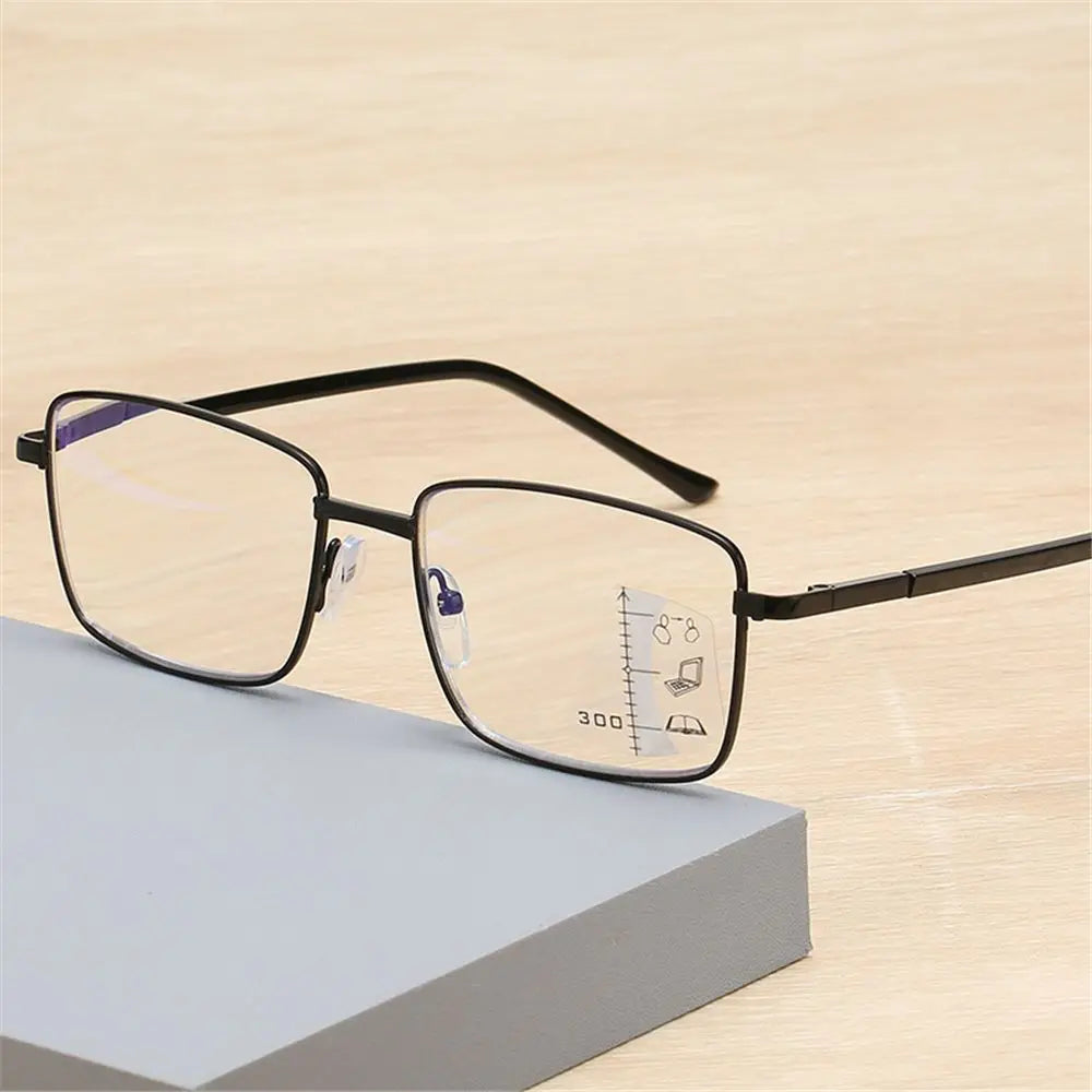 Men Women Progressive Multifocal Vision Diopter Readers Eyeglasses Presbyopia Glasses Reading Glasses Computer Goggles