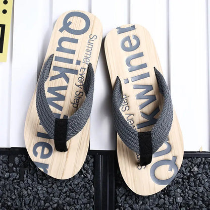 Men's Shoe Shiatsu Beach Male Slipper Outdoor Flip Flops Flat Slides Adult Comfortable Pvc Casual Summer Sale Designer Luxury