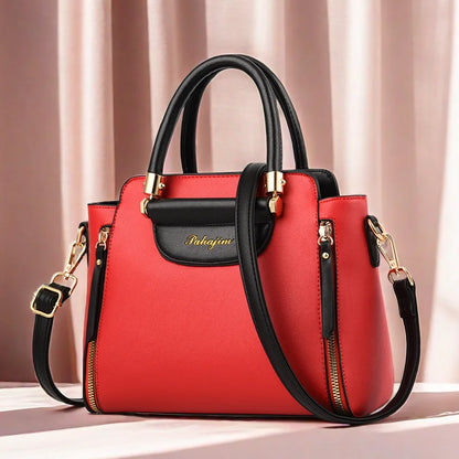 Women's bag 2025 new fashion women's bags hit color hand-held  bag Europeand the United States all-match shoulder messenger bag