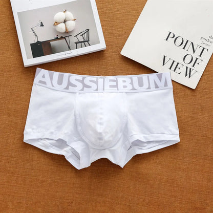 Men's Boxers Shorts Cotton Aussiebum Underwear Low Waist Underpants Man Sexy Men's Panties Gay Ropa Interior Sexi Para Hombre