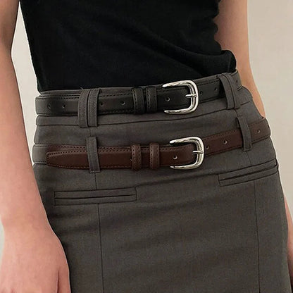 Belt for Women Designer Fashion Dress Belt Women's Trousers Belt Black Brown Waist Belts Strap for Dresses Belts for Lady CY01