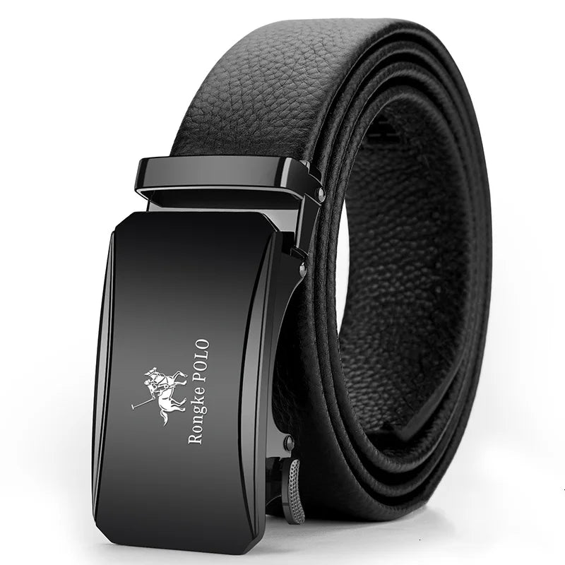 Men Genuine Leather Belt Business Belt for men Automatic Adjustable Belts Fashion Designer Style