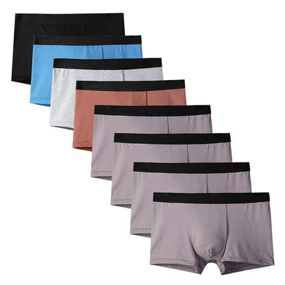 8Pcs Breathable Sexy Male Boxer Underpants New Men Boxer Mens Panties Underwears Comfortable Underwear Men's Boxers ﻿