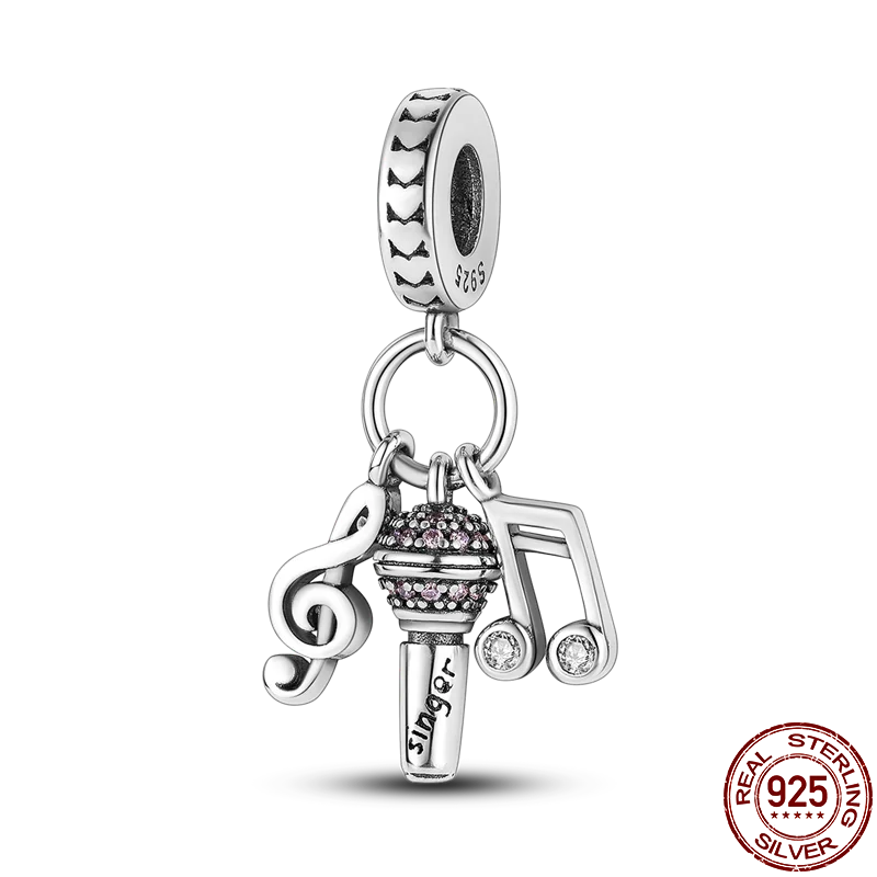 New in S925 Sterling Silver Ocean Collection Charm Will Shine Beads Fit Pand Bracelet DIY Pendant Woman Jewelry 2023 Hot Sale