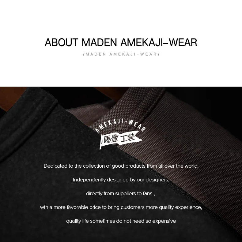 Maden Men's Autumn Top American Casual Heavyweight T-shirt Warm Inner Long Sleeve Sweater Underlay