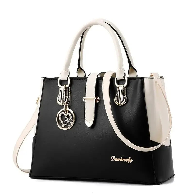 Women's Contrast Simple One Shoulder Handbag