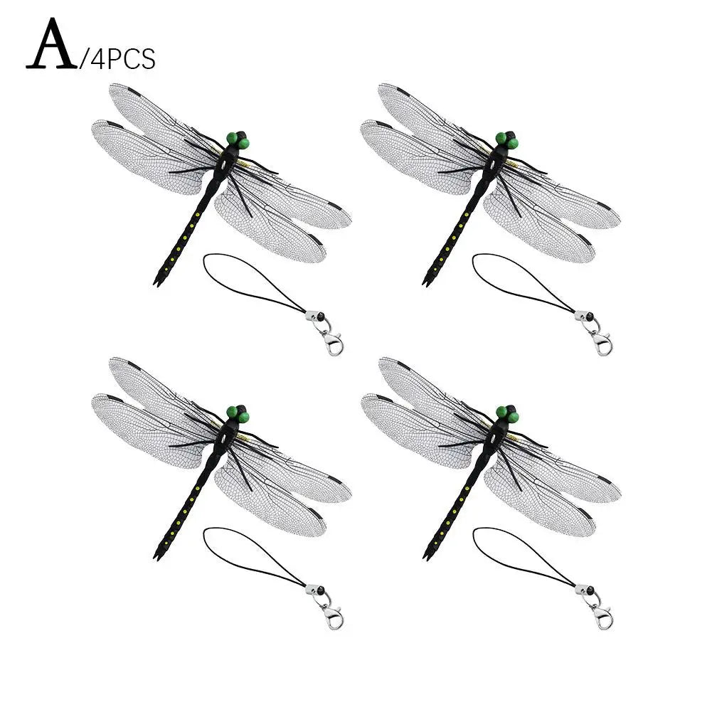 Simulation Dragonfly Insect Model Mosquito Repellent Outdoor Hanging Ornaments Realistic Insects Dragonfly Model For Garden Farm