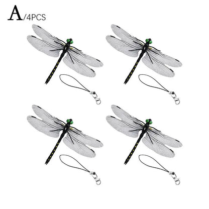 Simulation Dragonfly Insect Model Mosquito Repellent Outdoor Hanging Ornaments Realistic Insects Dragonfly Model For Garden Farm