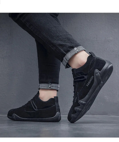 Winter Plus Velvet Fashion Casual Shoes Keep Warm Slip-on Shoes Non-slip Sneakers 2023 Winter Men's Shoes