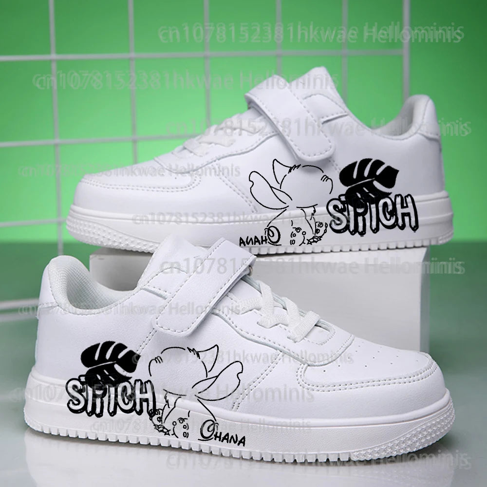 Stitch girls boys shoes sneakers for children Student Casual basketball shoes Kid Sneakers Running Fashion Sports Shoes Gift