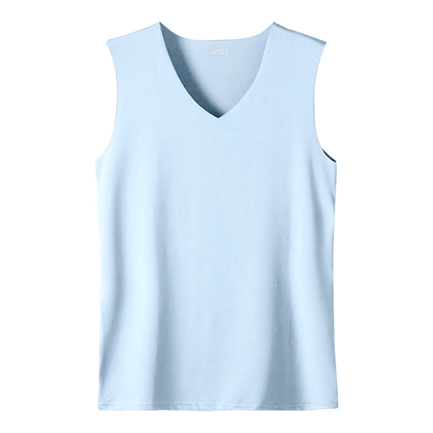 Tops Seamless Mens Vest Sleeveless Sport Bodysuit Vest For Men Clothing Plain Casual Summer V-neck Tank Undershirts Cool Gym