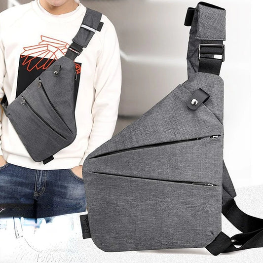 Men Shoulder Bags Nylon Waist Packs Sling Bag Crossbody Outdoor Sport Shoulder Chest Daily Wallet Canvas Messenger Bag Bolsa