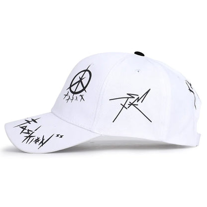 New Summer Baseball Cap Graffiti Sun Caps Hip Hop Visor Spring Hat Adjustable Snap-back Hats For Women High Quality