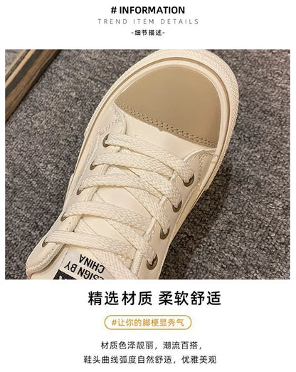 White Shoes for Women Platform Shoes Women Sneakers Breathable Soft Bottom Lady Casual Sports Shoes Stylish Simplicity Tennis