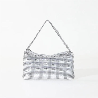 Rhinestone Evening Bag For Women Bling Purse Sparkly Diamond Shoulder Bag For Women Party Club Wedding Prom Clutch Purses